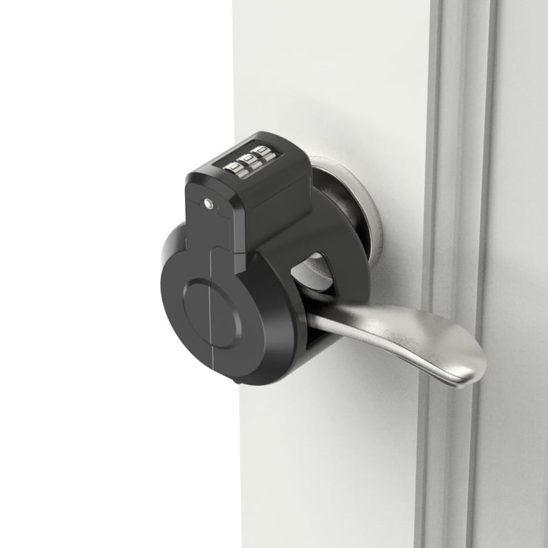 PUGED Door Handle Lockout Device Cover with Code to Disable Door Handle Temporary Combination Lock for Bedroom from Outside Knob Lock (2) - Image 5